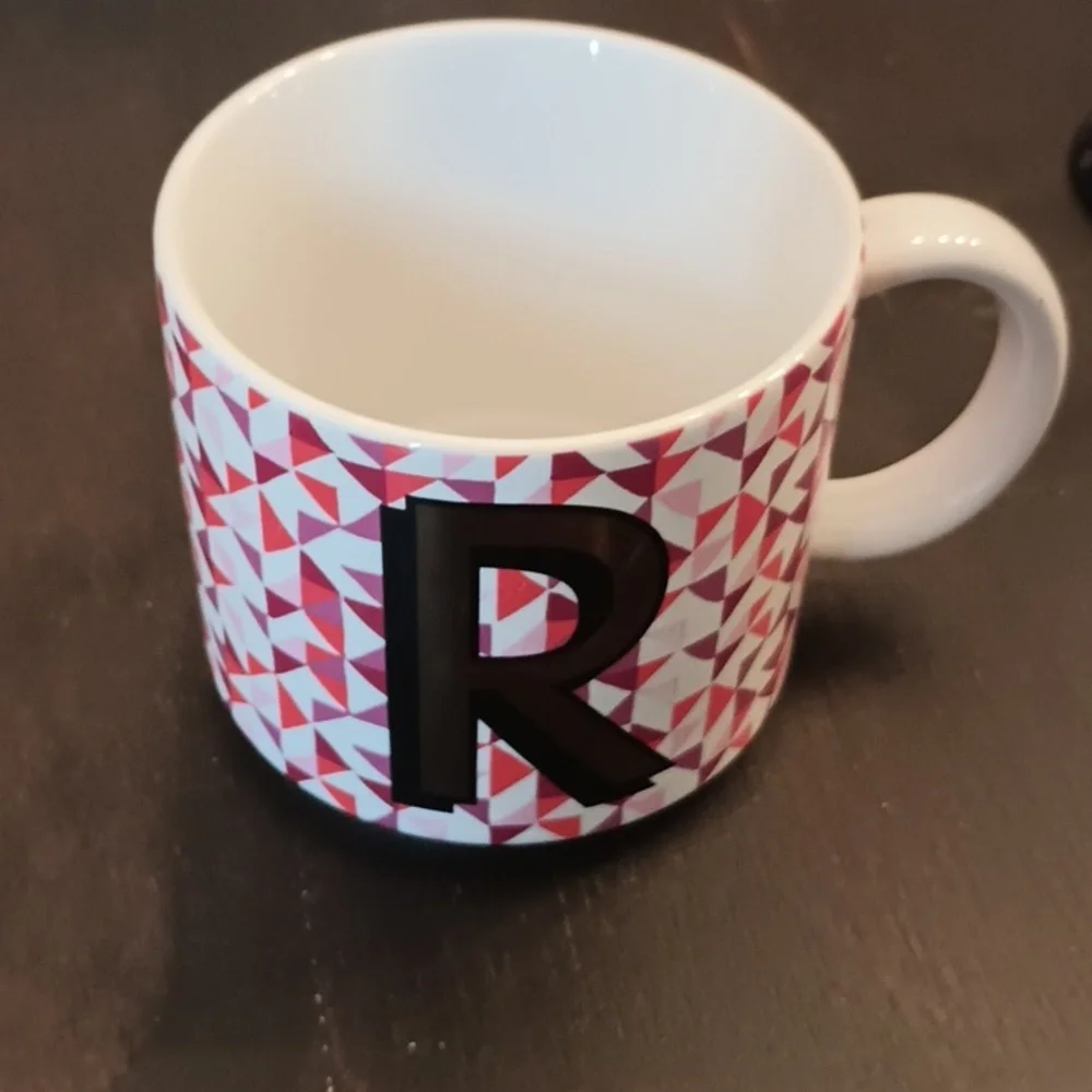 West Elm Geometric Print Initial 
